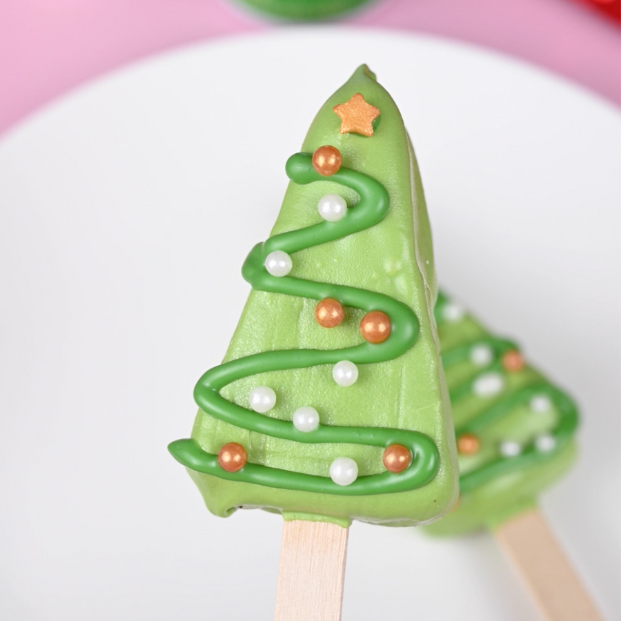 Quick & Easy Christmas Tree Cake Pops