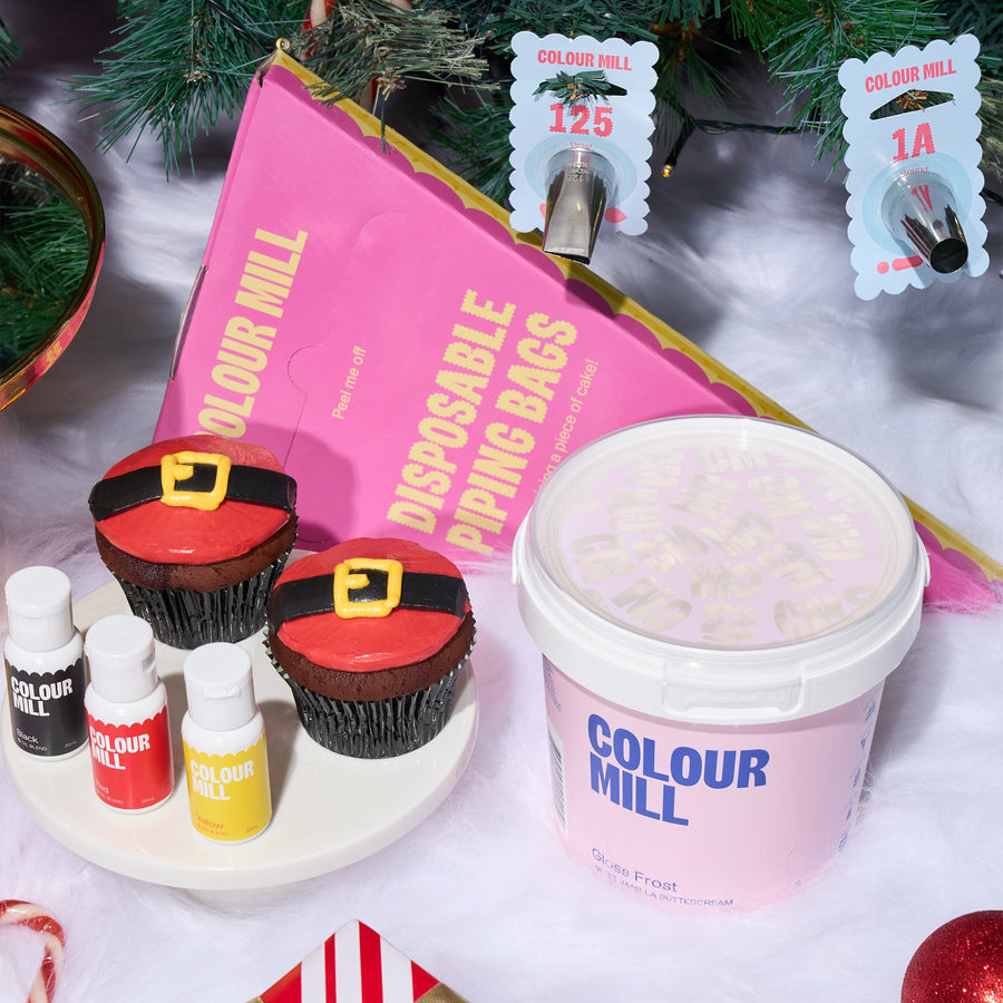 Colour Mill Christmas Cupcake Decorating Bundle